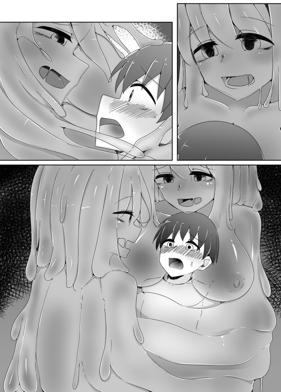 [Koyumean (Kazakami Sudare)] Kowagari na Shota-kun ga Kozukuri shitai H na Slime ni Tamago no Naedoko Rape Sareru Hanashi | Scaredy-Cat Shota Gets Filled Up With A Slime Girl's Eggs ~Seedbed Violation~ [English] [Translatoranon] - Page 22