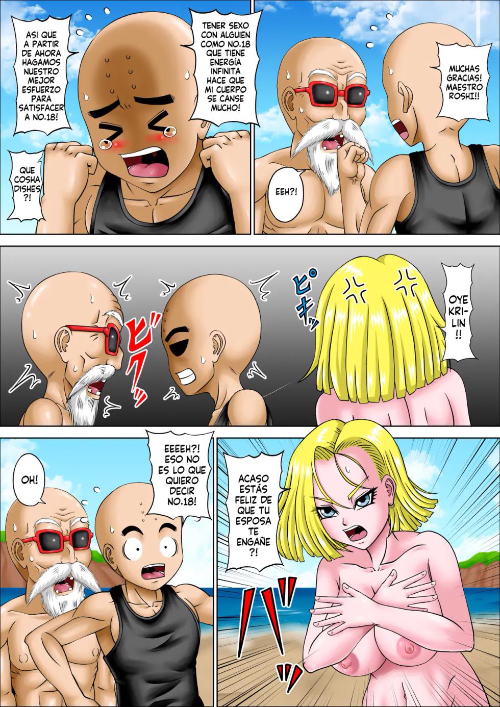 [Pyramid House (Muscleman)] Kame Sennin no Gyaku Rape | La violacion del Maestro Roshi (Dragon Ball Z) [Spanish][Harenchi no Fansub] - Page 22