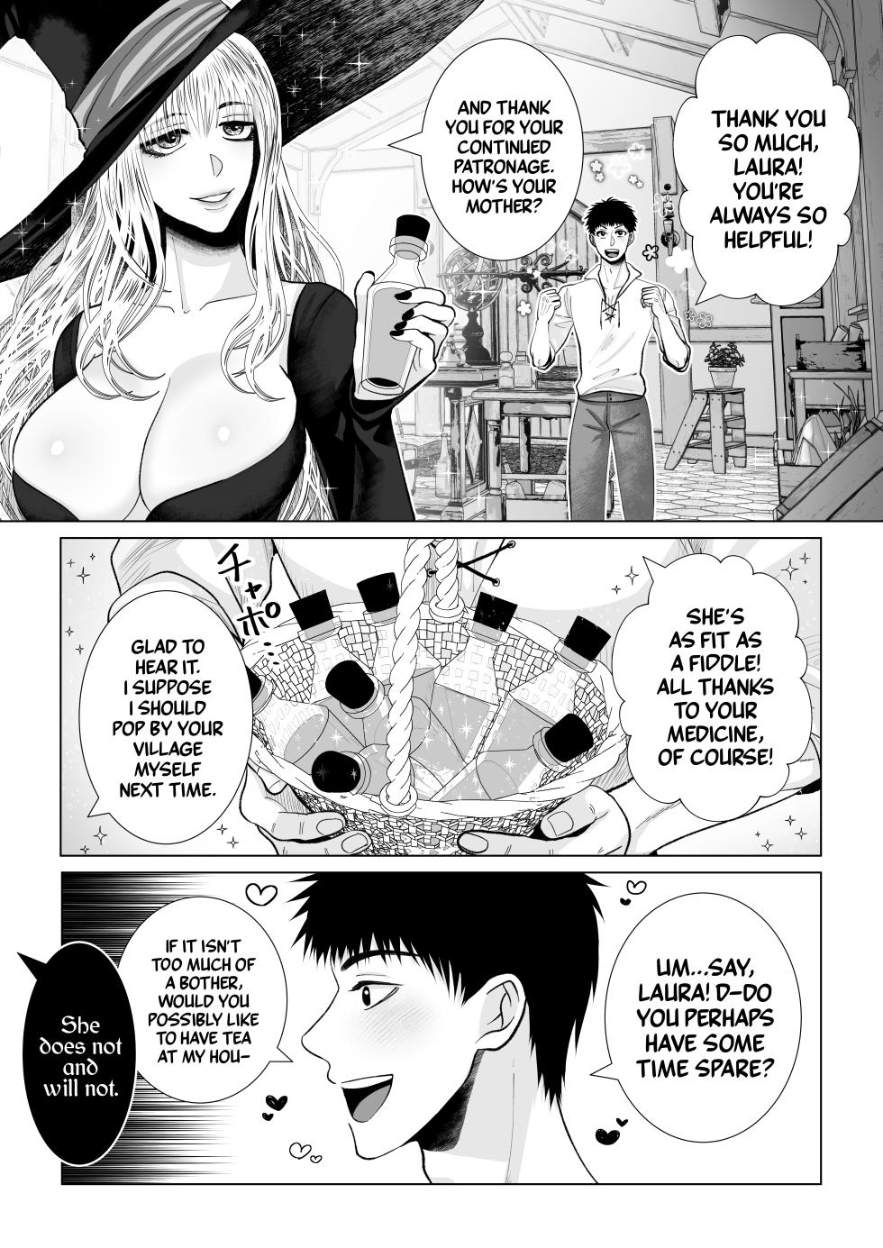 [sigure] Majo Fuufu no Ichinichi | The Daily Life of an Occult Couple [English] [A Cool Person] [Digital] - Page 3