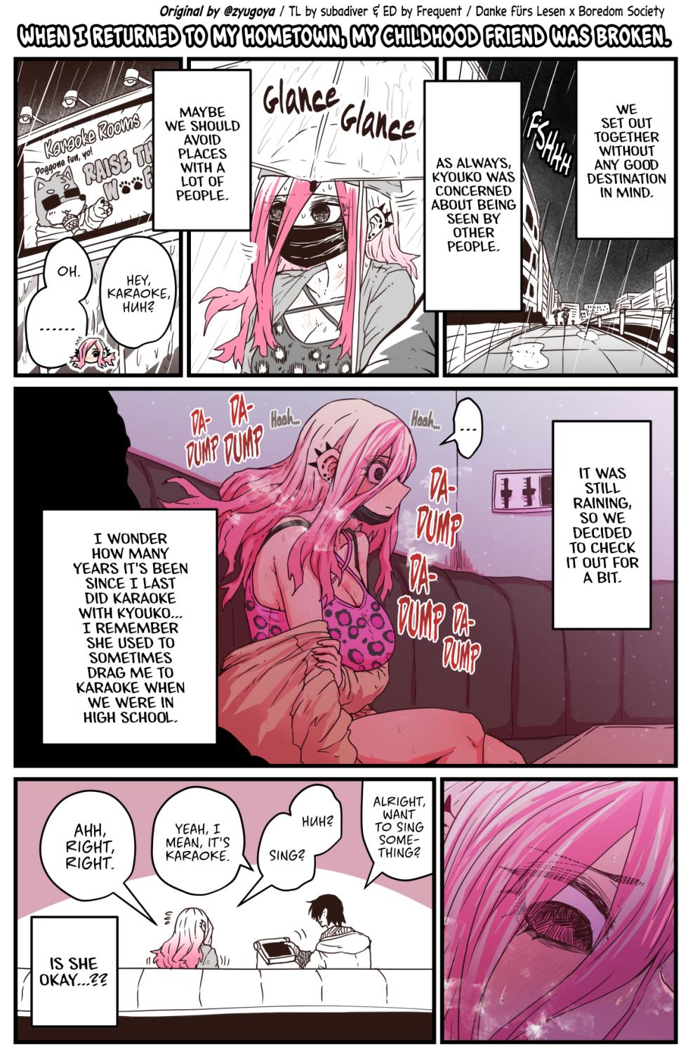 [Zyugoya] When I Returned to My Hometown, My Childhood Friend was Broken (MainStory+FANBOX) [English] (Ongoing) - Page 8