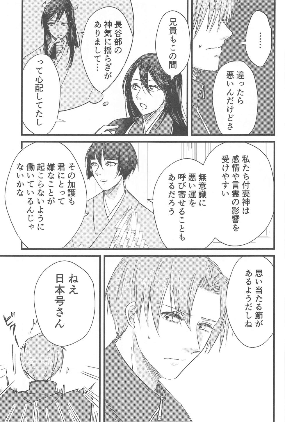 (Iroha NihoHeshi 13) [Tantou (Shirokuro)] Hatsuyo ni Tsugu (Touken Ranbu) - Page 8