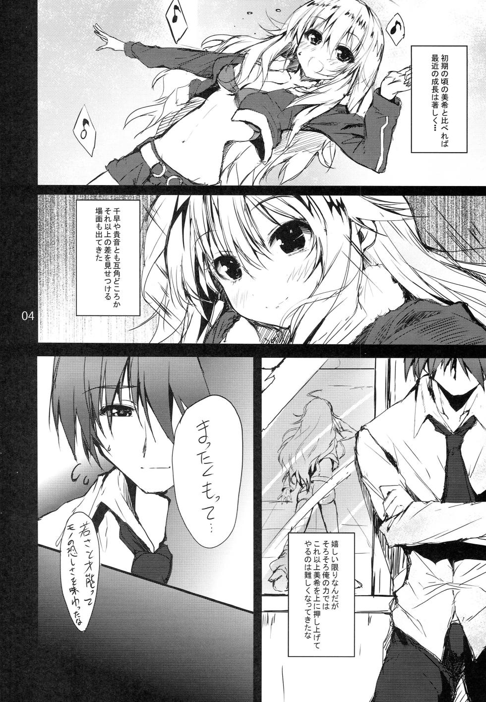 (C81) 	[SLASH (Noto Kurumi)] Honey BEE ~RESTART~ (THE iDOLM@STER) - Page 3