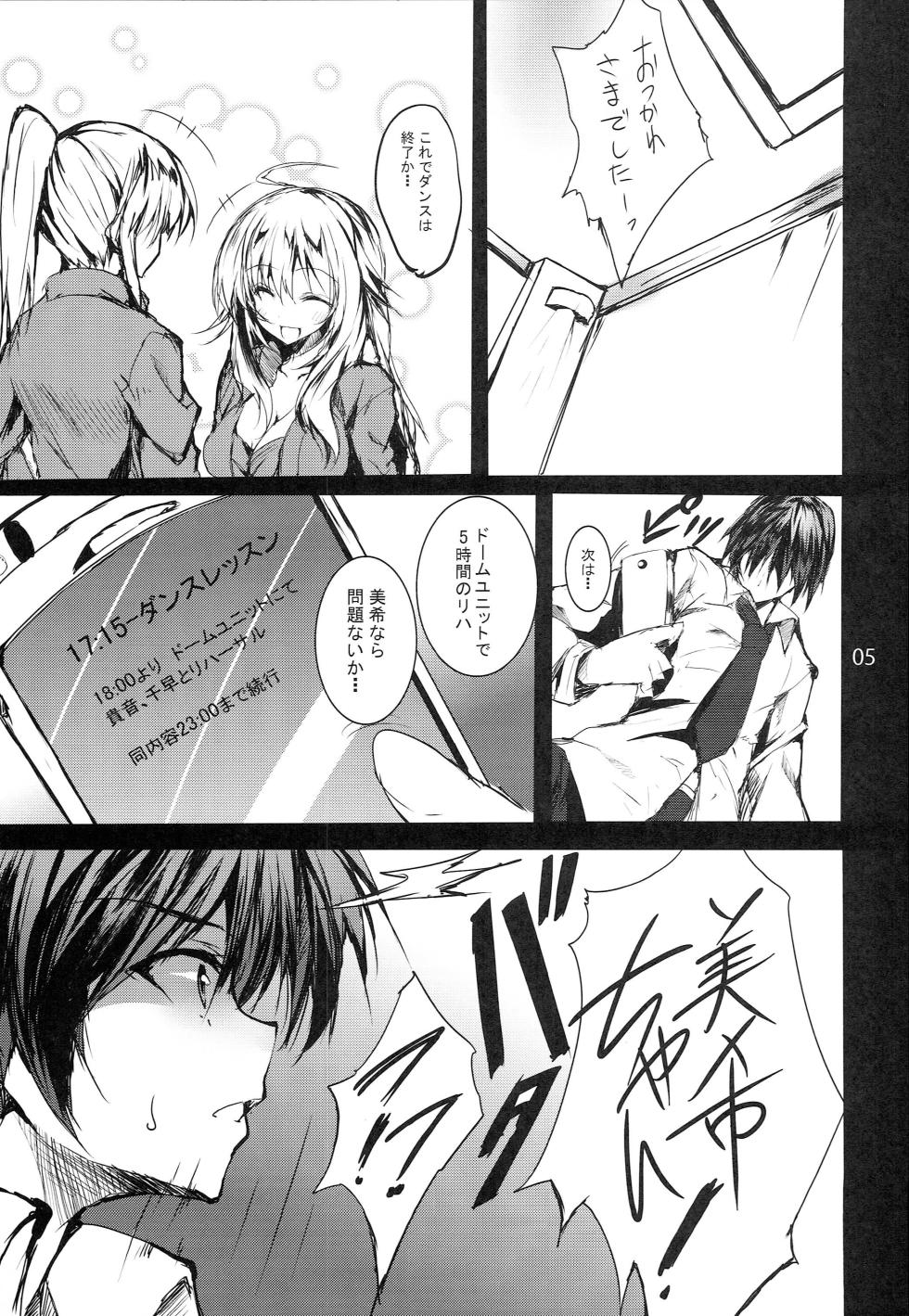 (C81) 	[SLASH (Noto Kurumi)] Honey BEE ~RESTART~ (THE iDOLM@STER) - Page 4