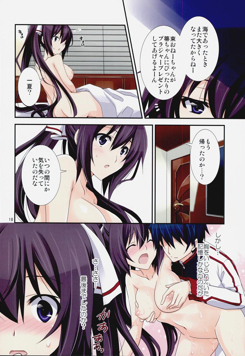 (C84) [Chagashi Saiban (Yamabuki Mook)] Burst Up! Infinite Stratos FAN BOOK (Infinite Stratos) - Page 18