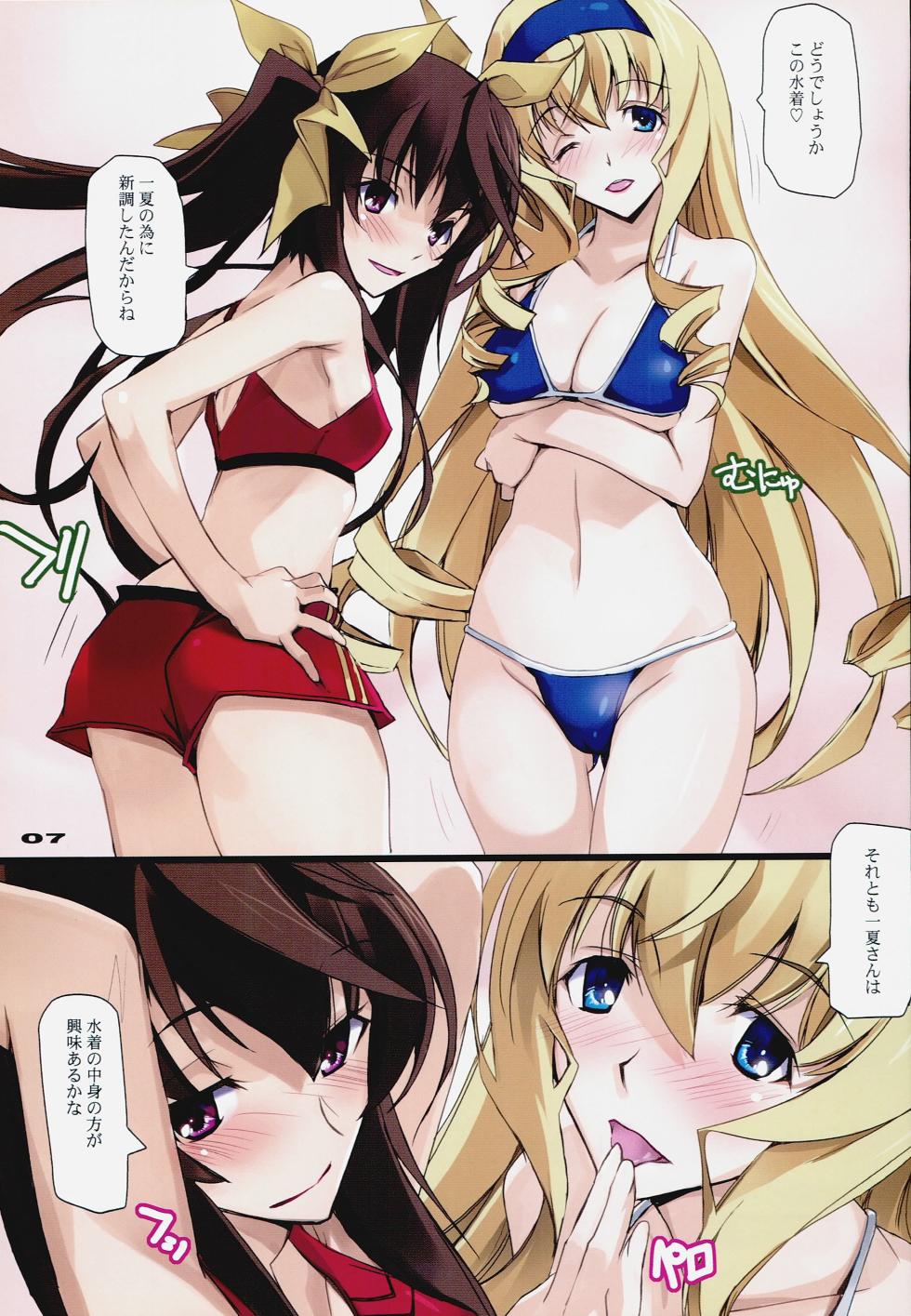(COMIC1☆7) [RYU-SEKI-DO (Nagare Hyo-go)] LoversStriker/Reb.A (IS <Infinite Stratos>) - Page 7