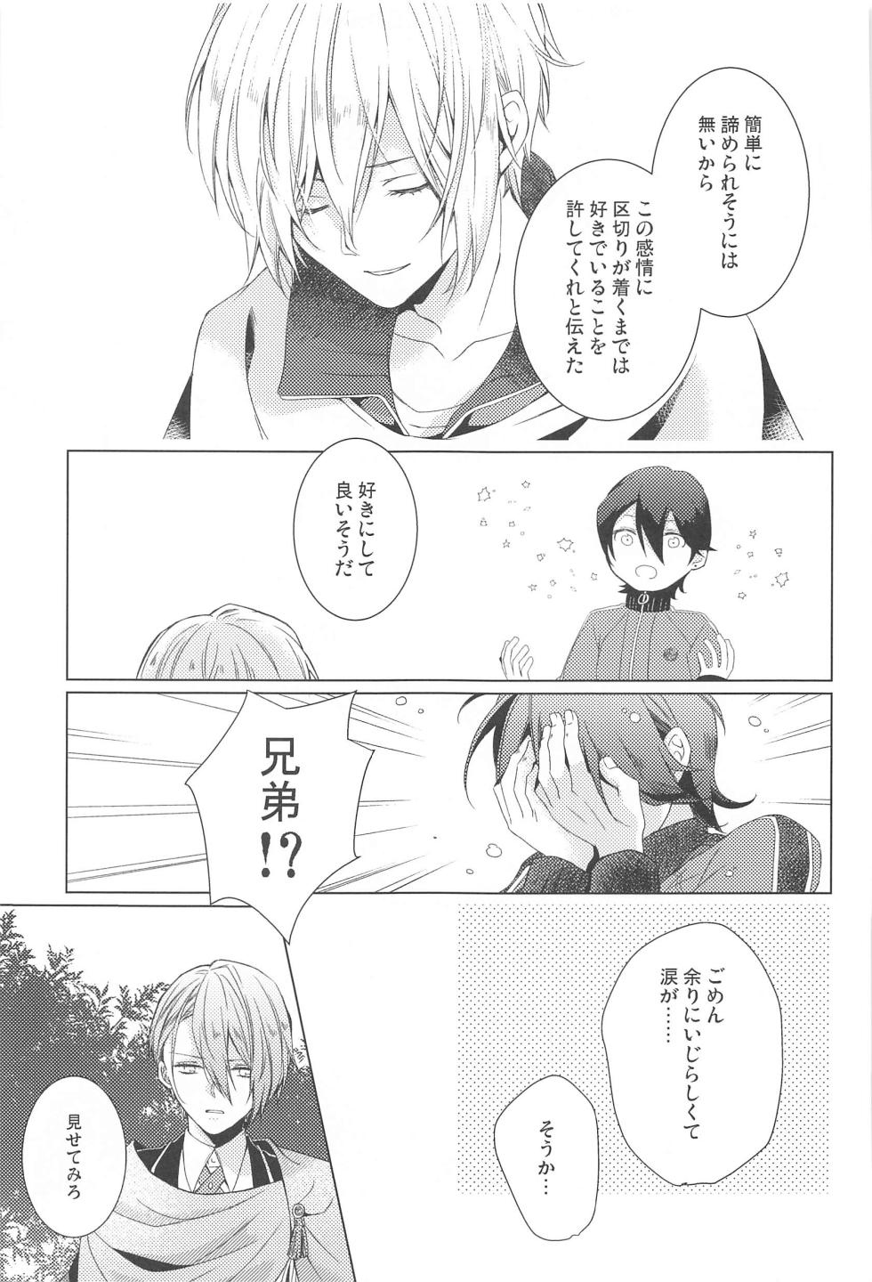 (Kogane Utsusu wa Ruri no Naka 6) [ROAS+ (Rikka)] Hajimete wa Jouzu ni Dekinai (Touken Ranbu) - Page 11