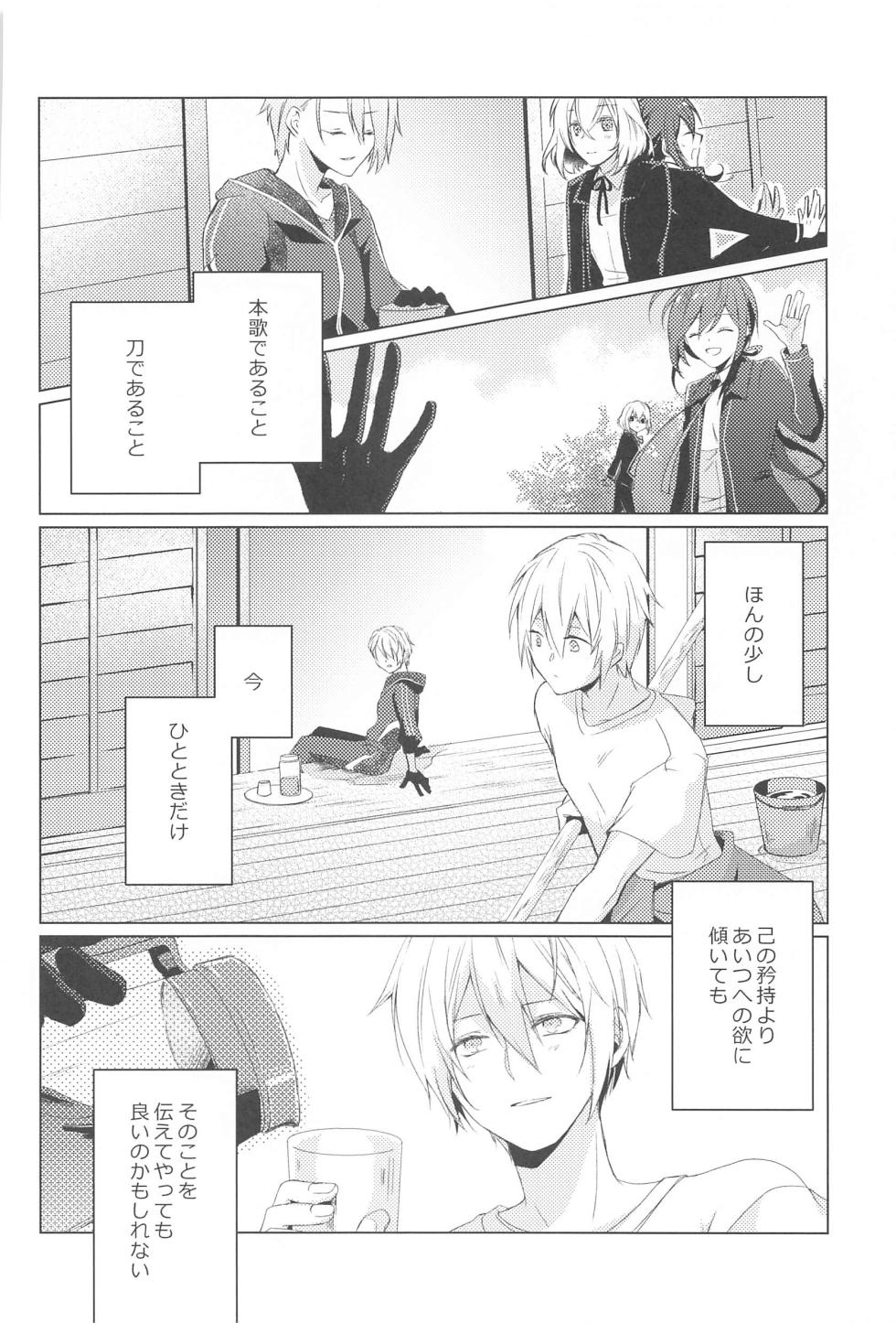 (Kogane Utsusu wa Ruri no Naka 6) [ROAS+ (Rikka)] Hajimete wa Jouzu ni Dekinai (Touken Ranbu) - Page 40