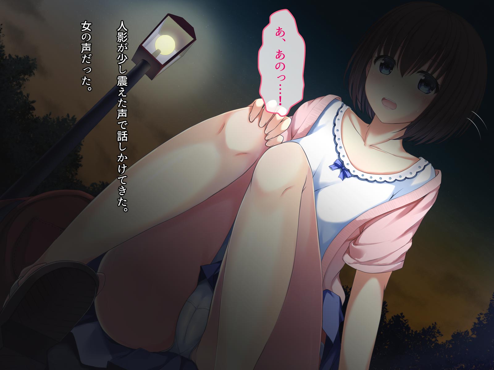 [Ikura Kantai (Yukimochi Kinako)] Iede Musume, Yoru no Kouen de. - Page 9