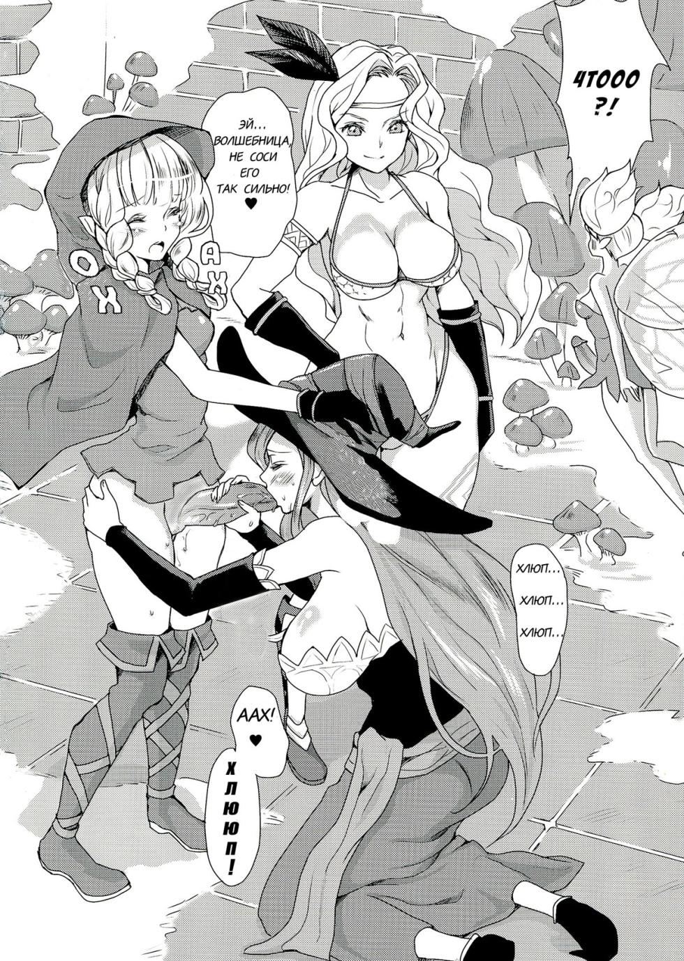 (Futaket 9.5) [Fleur 9 pri (Kitahara Eiji)] Kokan ni Kinoko! (Dragon's Crown) [Russian] [ExLic] - Page 6