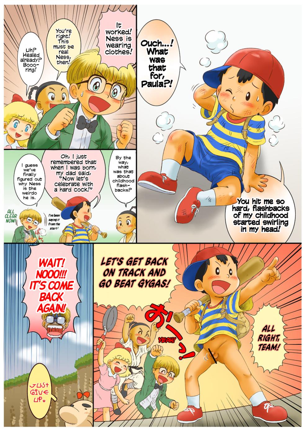 [Sennen Teikoku (Mitsui Jun)] A Ness Manga: PK Ochinchin Ω (Kinder Kinder) (Earthbound) [English] [Hikaru Scans] - Page 7