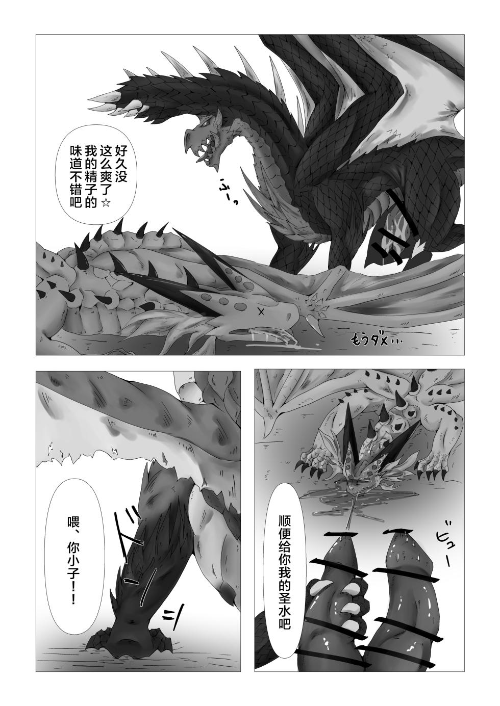 (Kemoket 13) [Kiri] Ryumyakuga Tsudoutani | 龙脉聚集之谷 (Monster Hunter) [Chinese] [ZX个人汉化] [Digital] - Page 7
