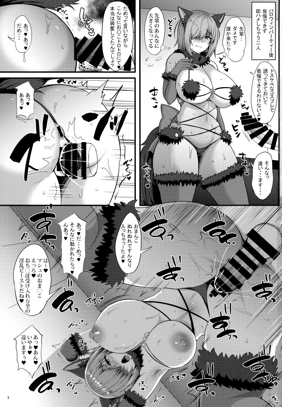 (C102) [Hoshizora Sutekki (Kisaragi Nana)] Servant Namahame Seikatsu (Fate/Grand Order) - Page 3