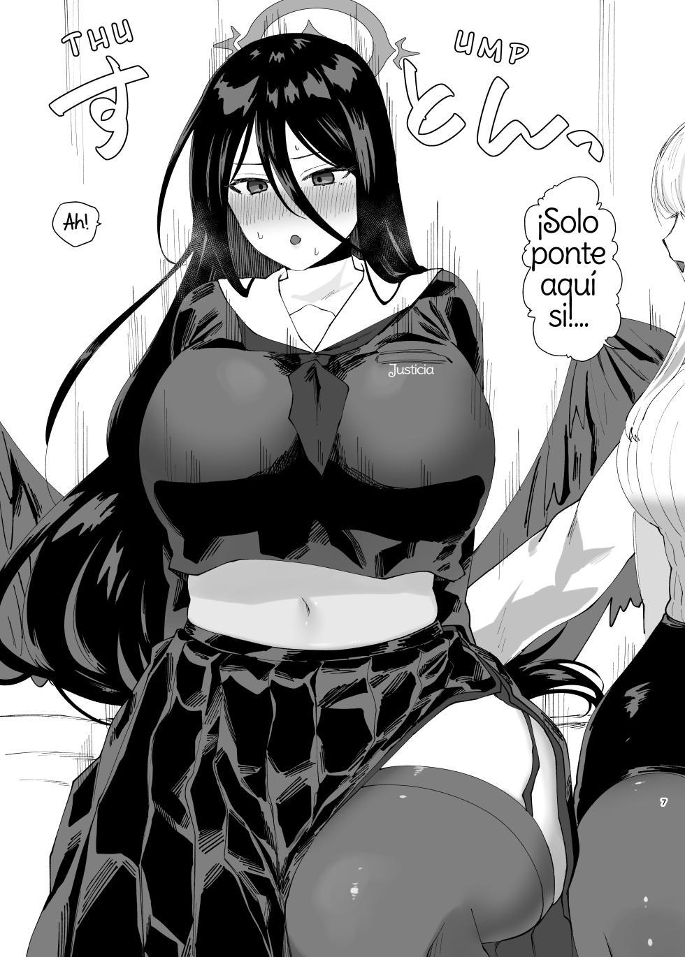 [Seishukushinsho (Sakuba Saiga)] Tandeki Meruto (Blue Archive) [Spanish] [Amaterasu] - Page 7