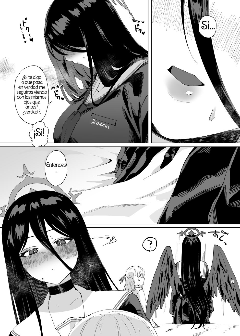 [Seishukushinsho (Sakuba Saiga)] Tandeki Meruto (Blue Archive) [Spanish] [Amaterasu] - Page 9