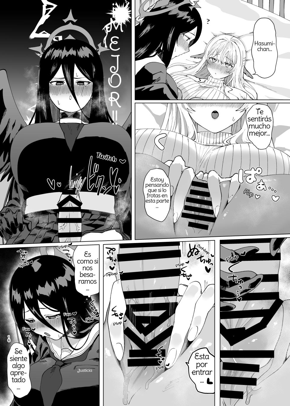 [Seishukushinsho (Sakuba Saiga)] Tandeki Meruto (Blue Archive) [Spanish] [Amaterasu] - Page 16