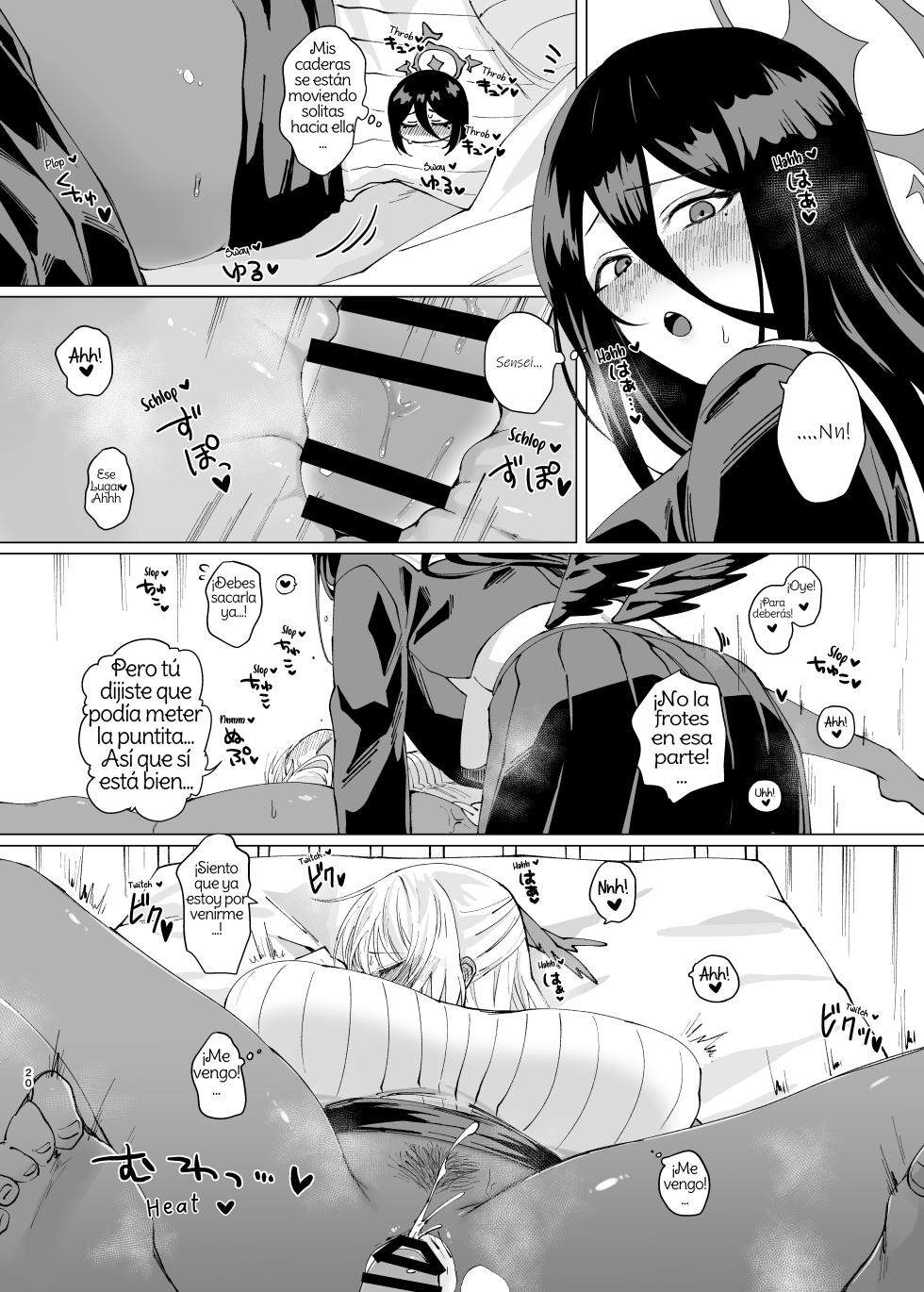 [Seishukushinsho (Sakuba Saiga)] Tandeki Meruto (Blue Archive) [Spanish] [Amaterasu] - Page 20