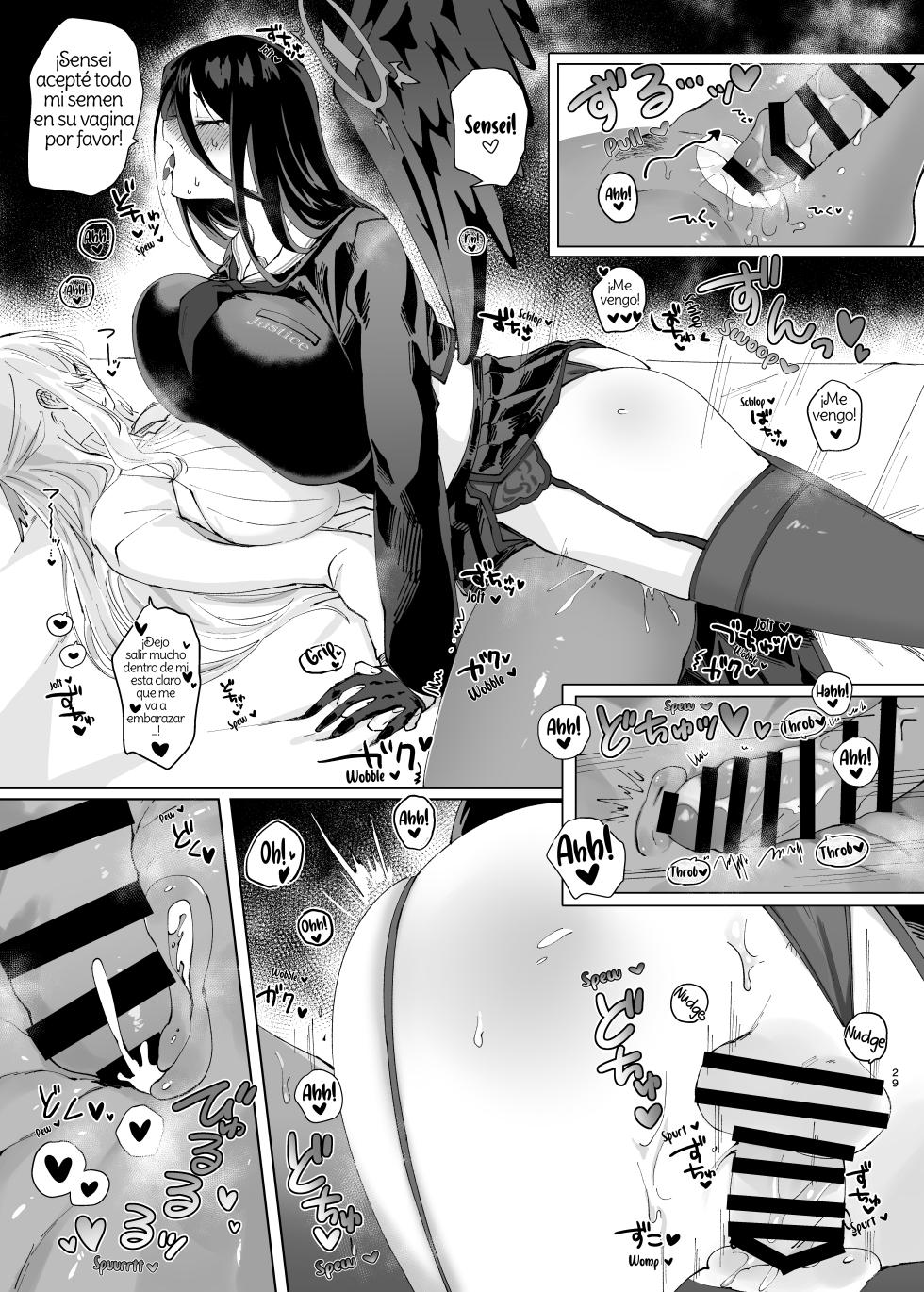 [Seishukushinsho (Sakuba Saiga)] Tandeki Meruto (Blue Archive) [Spanish] [Amaterasu] - Page 29