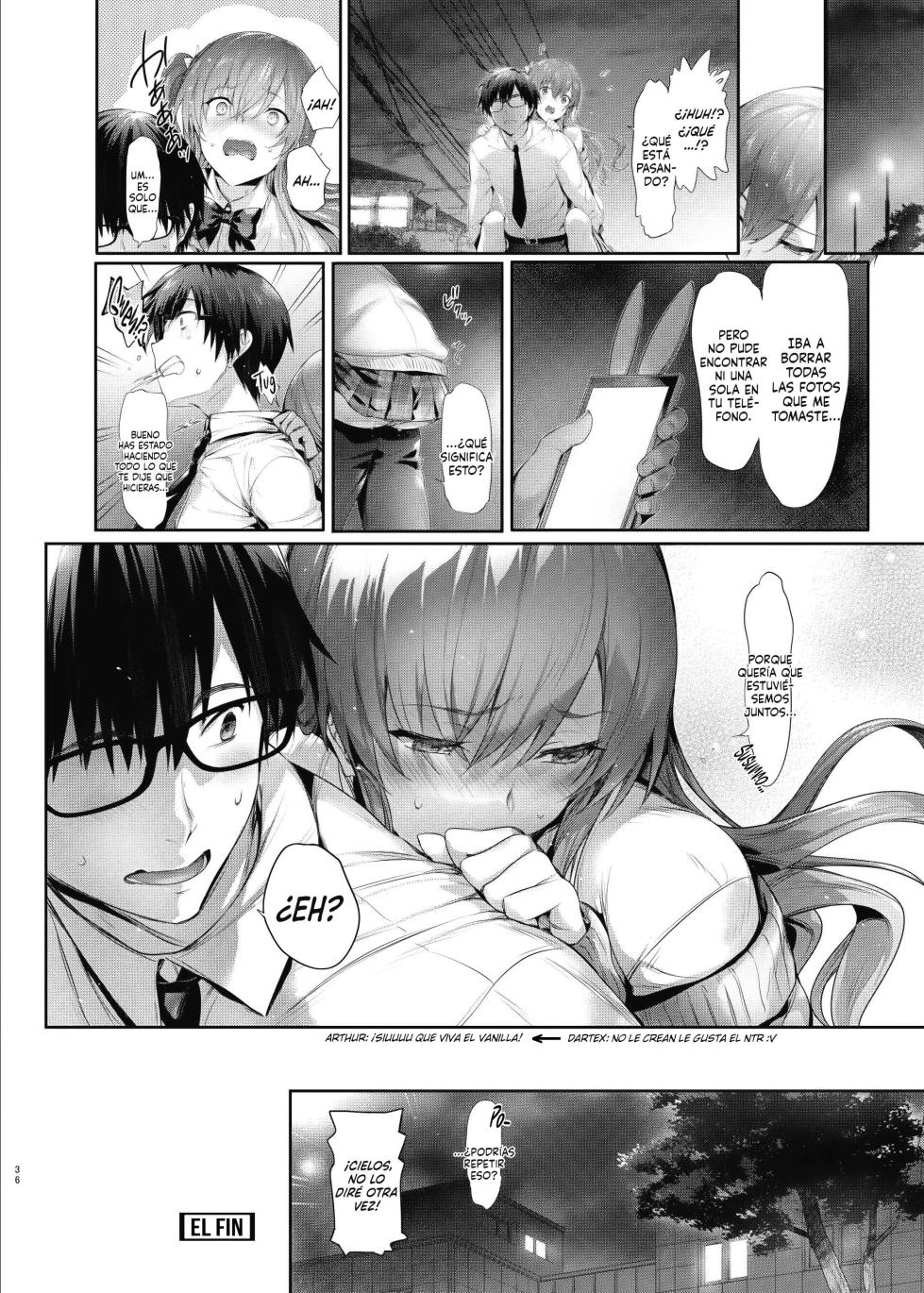 [Neko wa Manma ga Utsukushii (Hisasi)] Gal ni Odosareteimasu | ¡Fui Chantajeado Por Una Gal! [Spanish] [Lo Hago por Diversión] [Digital] - Page 37