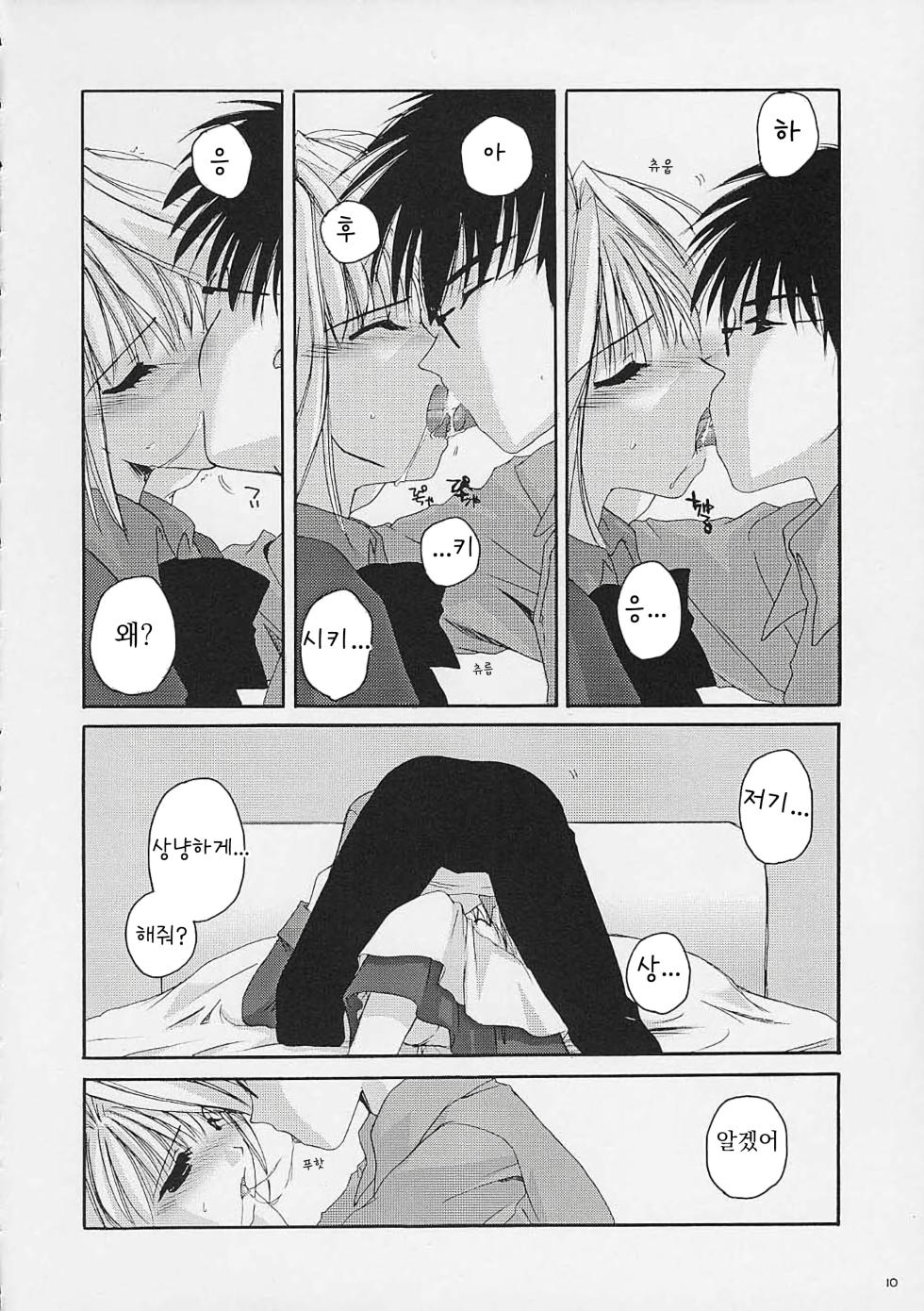 [Digital Lover (Nakajima Yuka)] Hakanatsuki | 맹월 (Tsukihime) [Korean] - Page 9
