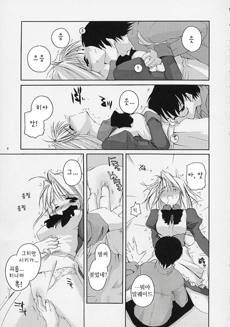 [Digital Lover (Nakajima Yuka)] Hakanatsuki | 맹월 (Tsukihime) [Korean] - Page 10