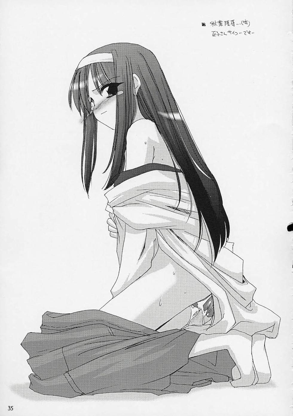 [Digital Lover (Nakajima Yuka)] Hakanatsuki | 맹월 (Tsukihime) [Korean] - Page 34