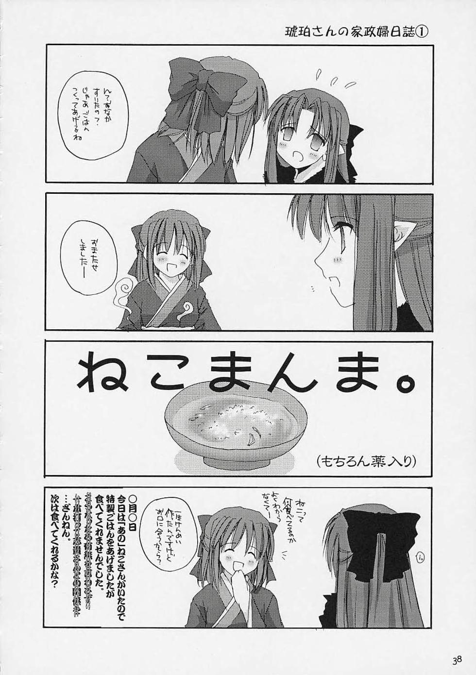 [Digital Lover (Nakajima Yuka)] Hakanatsuki | 맹월 (Tsukihime) [Korean] - Page 37
