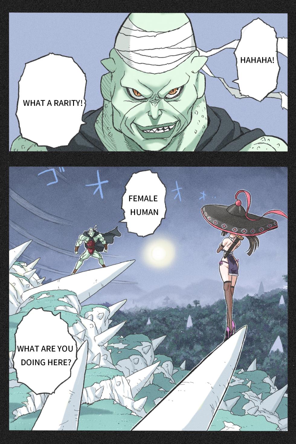 [Okamoto Gahaku] Mankoku Bujutsukai 3 ~Oni Yuki Kunoichi Goumon Hen~ [English] - Page 6