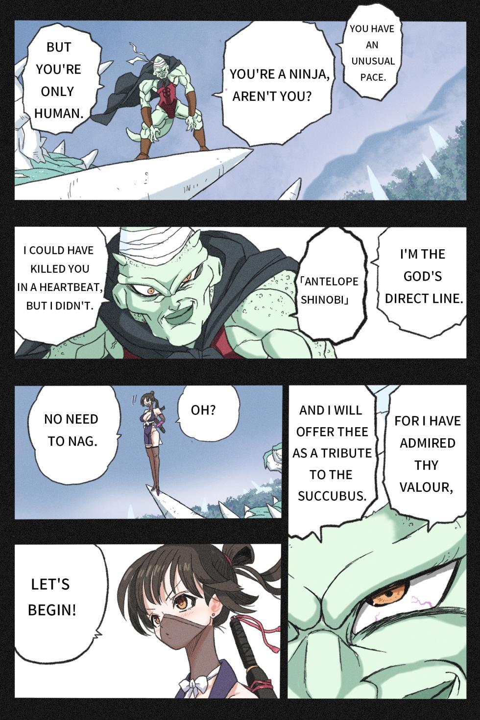 [Okamoto Gahaku] Mankoku Bujutsukai 3 ~Oni Yuki Kunoichi Goumon Hen~ [English] - Page 9