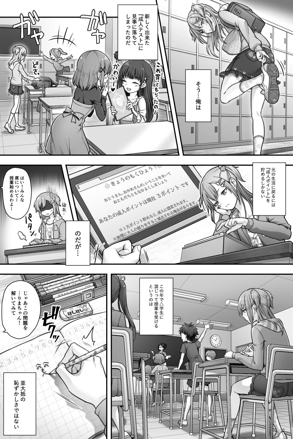 [Chijoku An (Sasanoma Nibi)] Seijin Dansei Shikkaku nano de Onnanoko toshite Saikyouiku o Uketekudasai - Page 6