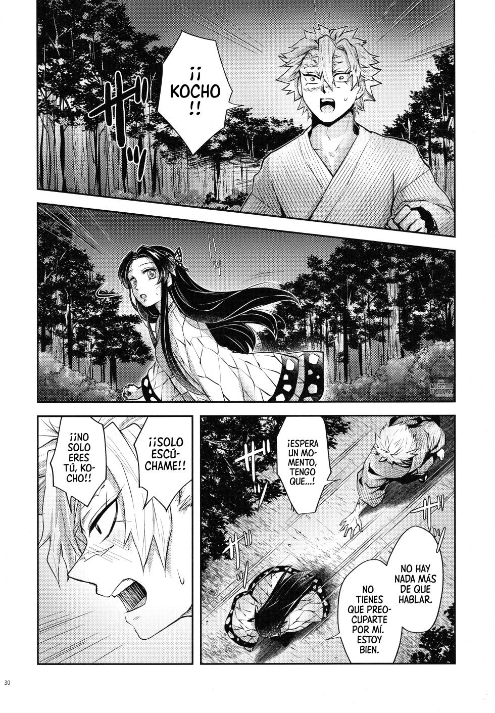 [Mag Time (Io)] Shoujo o Moratte Hoshii Hana. Koinaka ni Natta Oboe ga Nai Kaze (Kimetsu no Yaiba) [Spanish] [Mister Nugget] - Page 29