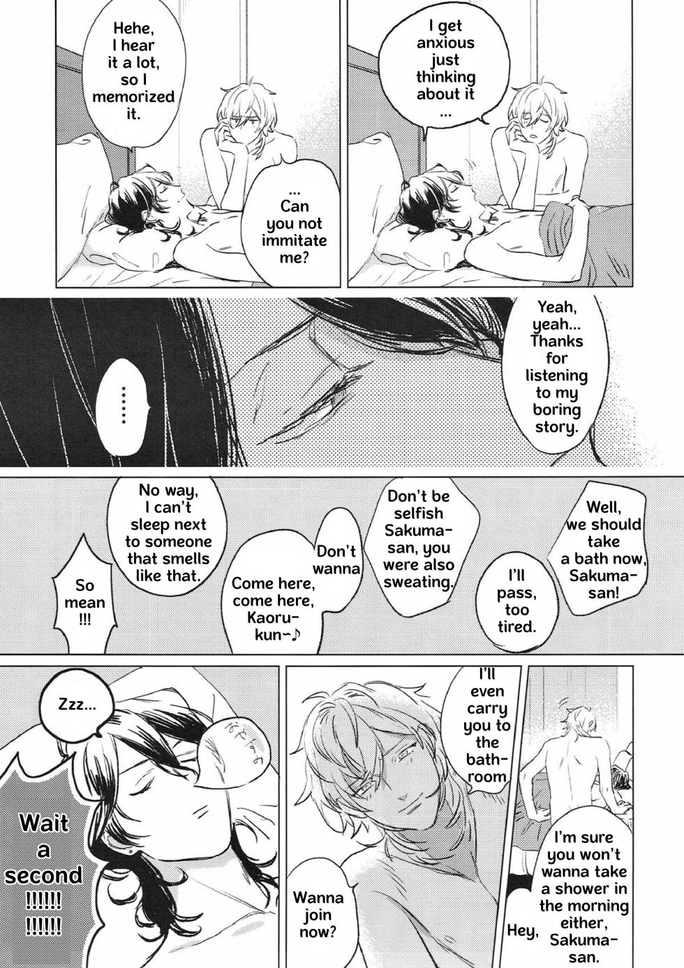 (brilliant days 13) [Taguchi] Welcome to the Night House (Ensemble Stars!) (English translation) - Page 38
