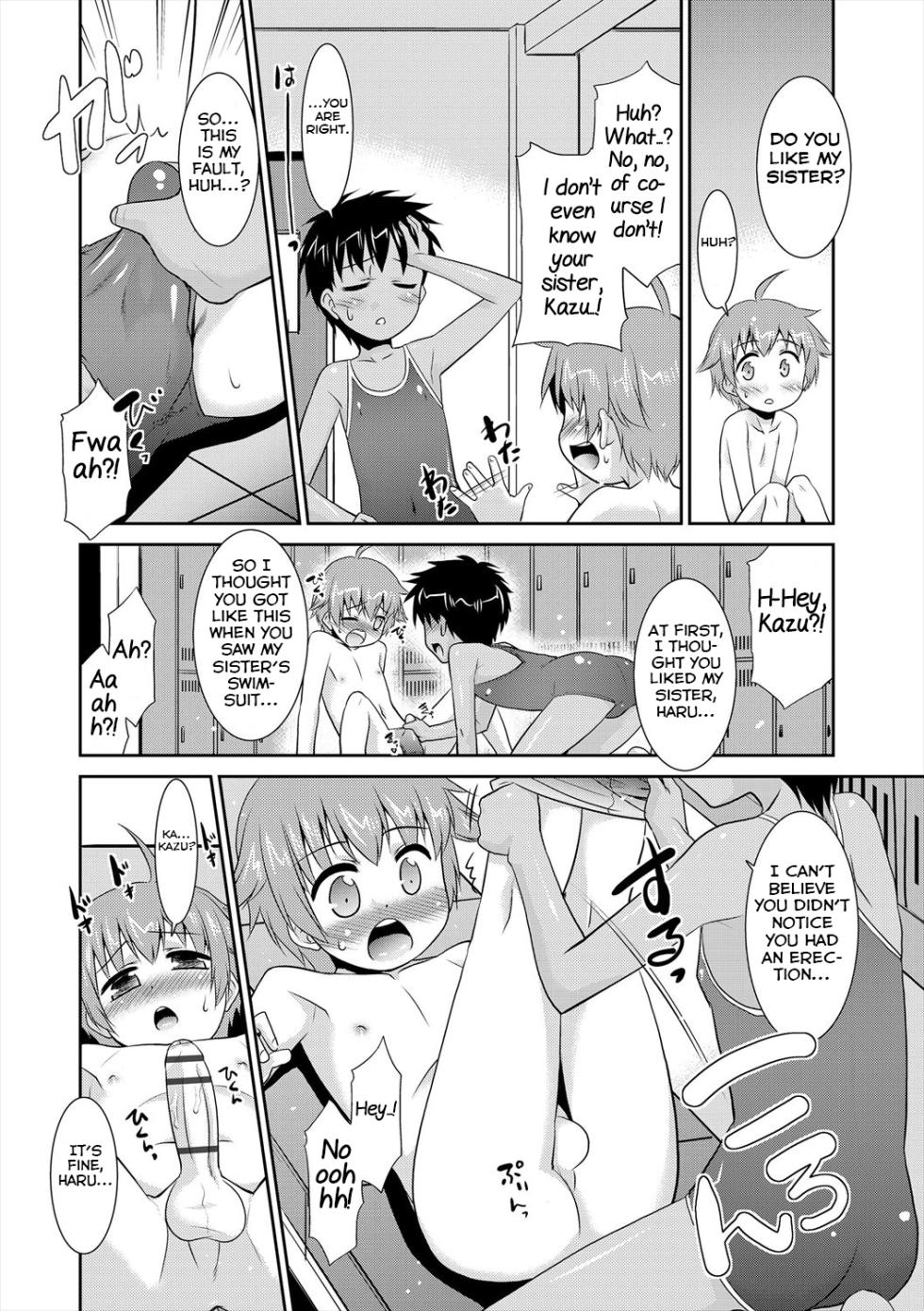 [Nekogen] Shinyuu ga Mizugi ni Kigaetara... (Bokura no Koushoku Shounen Dan) [English] [Yuuta's Blog] - Page 7