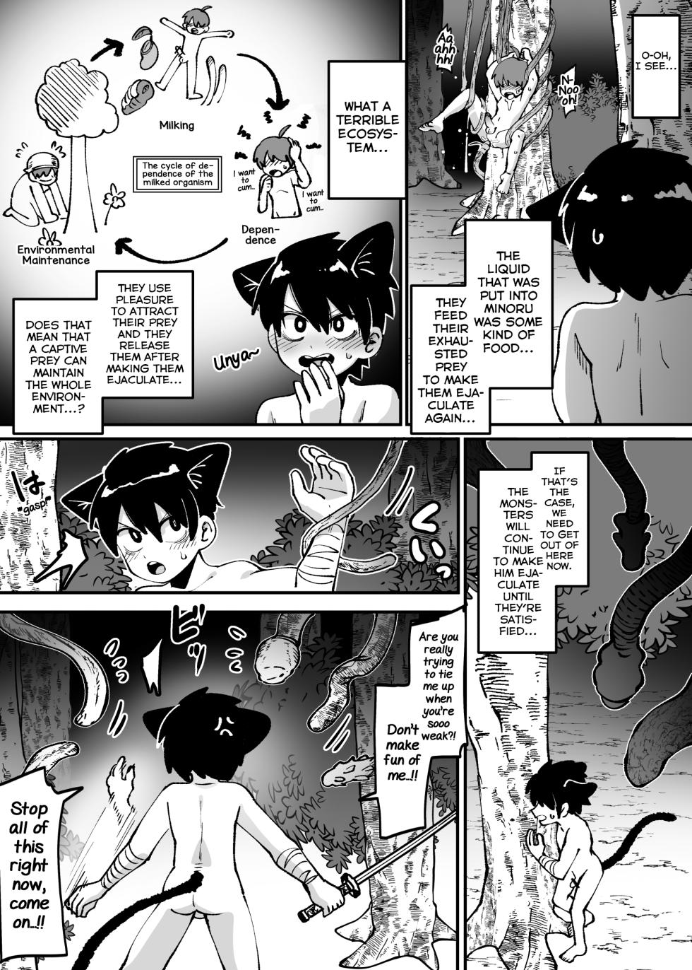 [Toro Toro Resistance (Kaminosaki)] ★2 Mori no Okuchi de Shokubutsu Saishu (Shounen ga Sakusei Seibutsu no Ejiki to Naru Goudoushi 4 Shiiku-hen) [English] [Yuuta's Blog] - Page 21