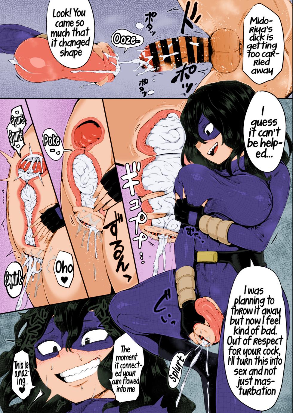 [slime_eer (Nutaunagi)] Boku to Nottori Villain Nakademia Vol. 4 | My, and the body-snatcher villain's Creampiedemia Vol. 4 (Boku no Hero Academia) [English] [Hikari no Kaze] [Colorized Miss One Life] [Digital] - Page 10