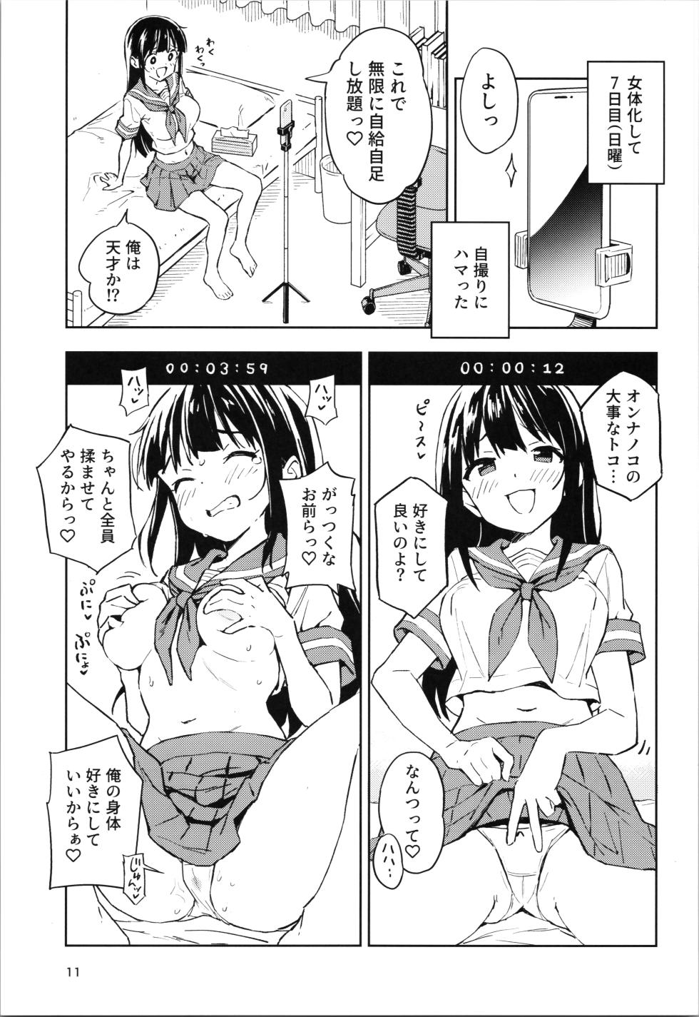 [Mirakoku (Yasumi Mirakichi)] 1-kagetsu Ninshin Shinakereba Otoko ni Modoreru Hanashi (1) [Digital] - Page 11