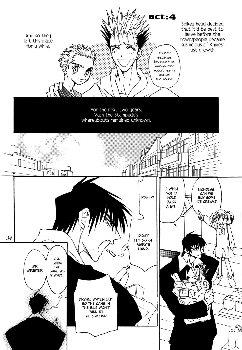 (C60) [DEATH POWDER (Genevieve VI)] Crazy Diamond (Trigun) [English] {Chin²} - Page 35