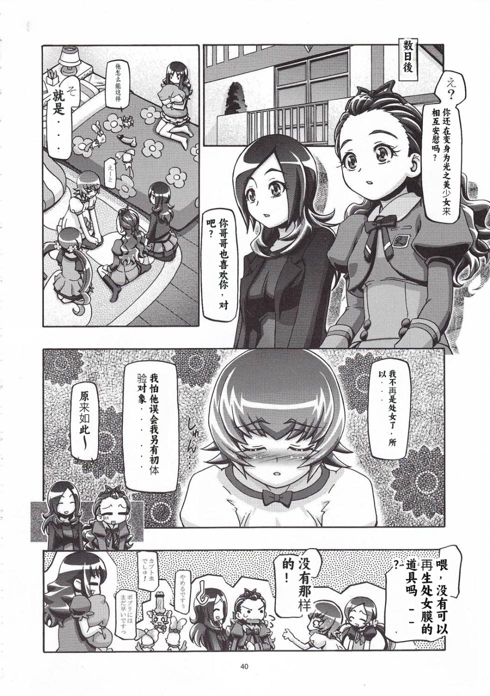 (C79) [Gambler Club (Kousaka Jun)] Myodouinge no Katei no Jijou (Heartcatch Precure!) [Chinese] [个人团子翻译] - Page 39