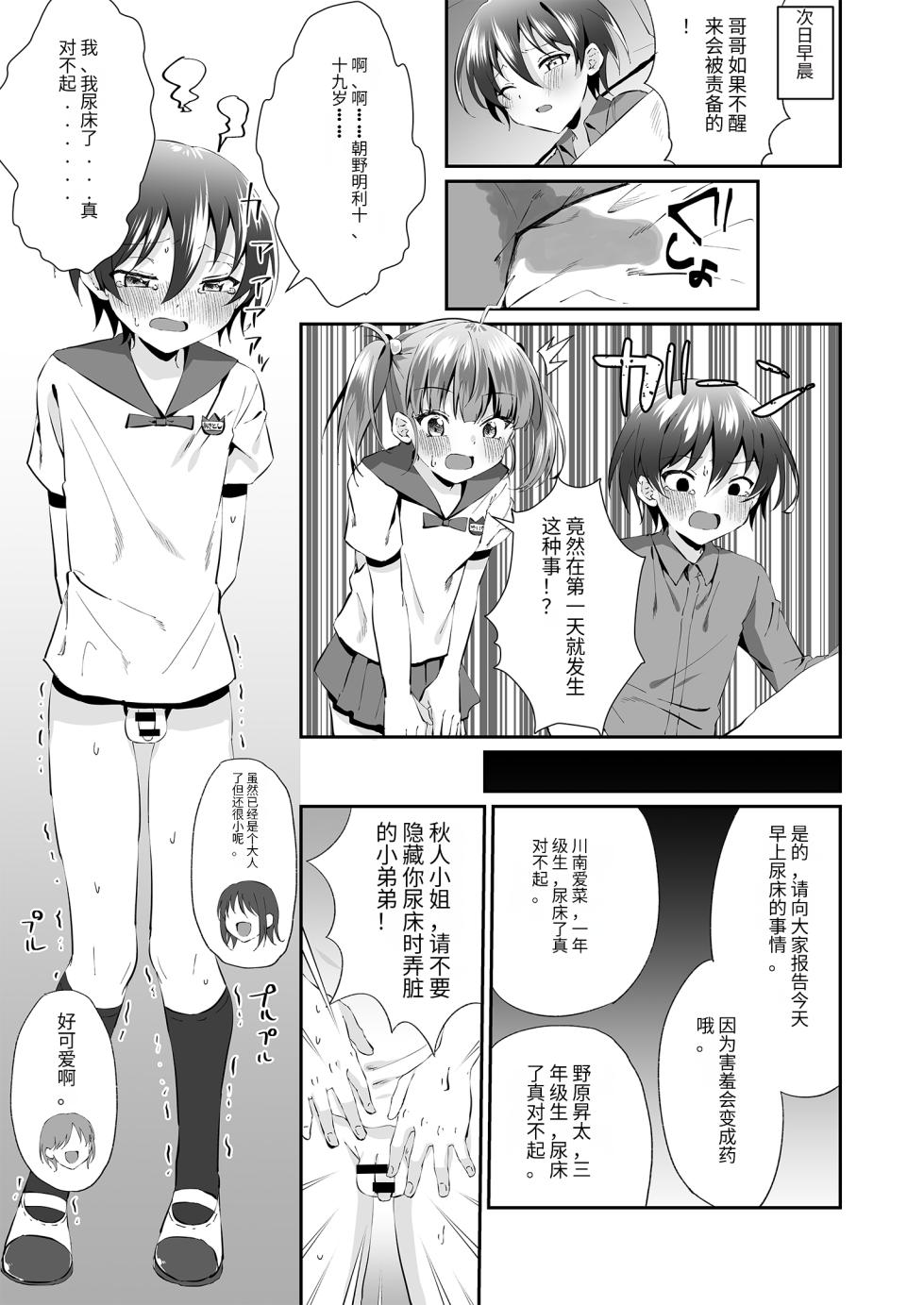 [Chijoku An (Azuma Riru)] Onesho Onii-san wa Omutsu da yo [Chinese] [药娘小月个人机翻] - Page 6