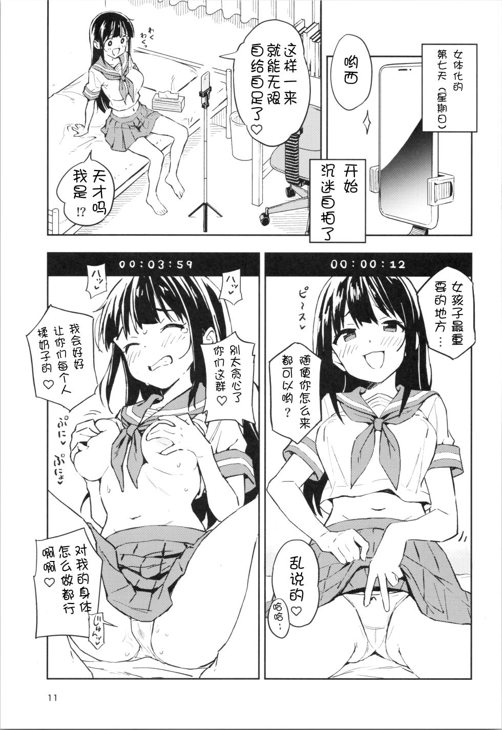 [Mirakoku (Yasumi Mirakichi)] 1-kagetsu Ninshin Shinakereba Otoko ni Modoreru Hanashi 1 - Page 11