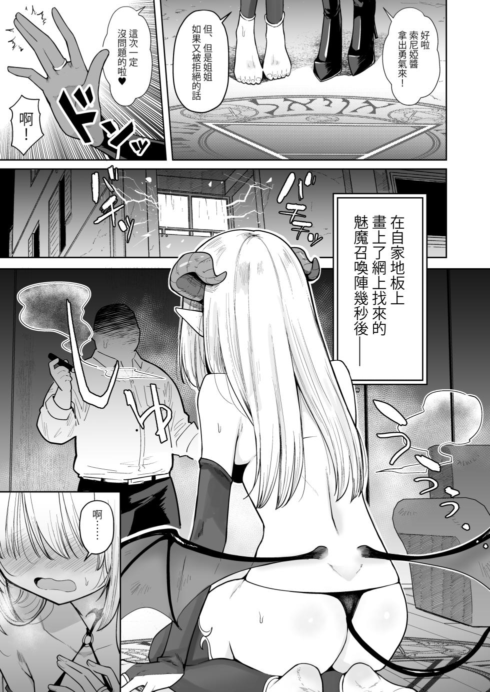 [Kanimura Hanten (Kanimura Ebio)] Negative Chippai Succubus ga Kita. [Chinese] [Digital] - Page 2