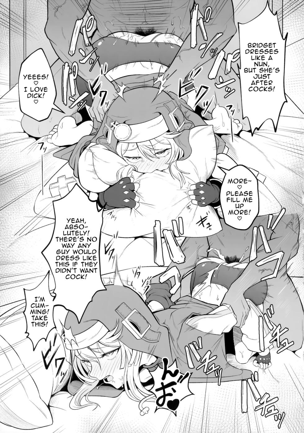 (C101) [Strange hatching (Syakkou)] Bridget-kun no Ohineri Jijou | The Matter of Bridget's Offerings (Guilty Gear) [English] [superzombie42] - Page 10
