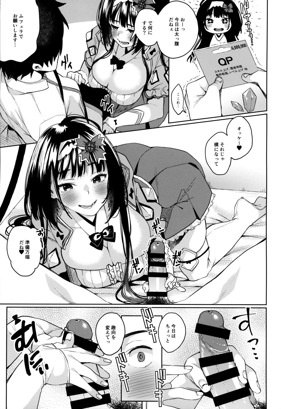 (COMIC1☆13) [Konoshiro Shinko (Yamagara Tasuku, Karasuma Yayoi)] Osakabehime ga Shikoshiko Shite Kureru Hon (Fate/Grand Order) - Page 10
