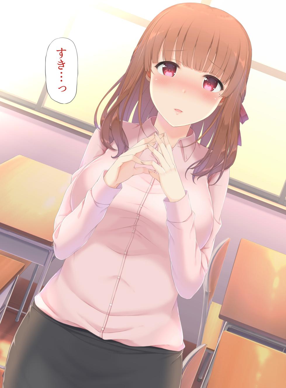 [TWILIGHT (Yukimochi Kinako)] Yurufuwa Seiso na Sensei ga Oshiego no Danshi Koukousei to Gakkou de Naisho de Ichahame suru Hanashi - Page 38