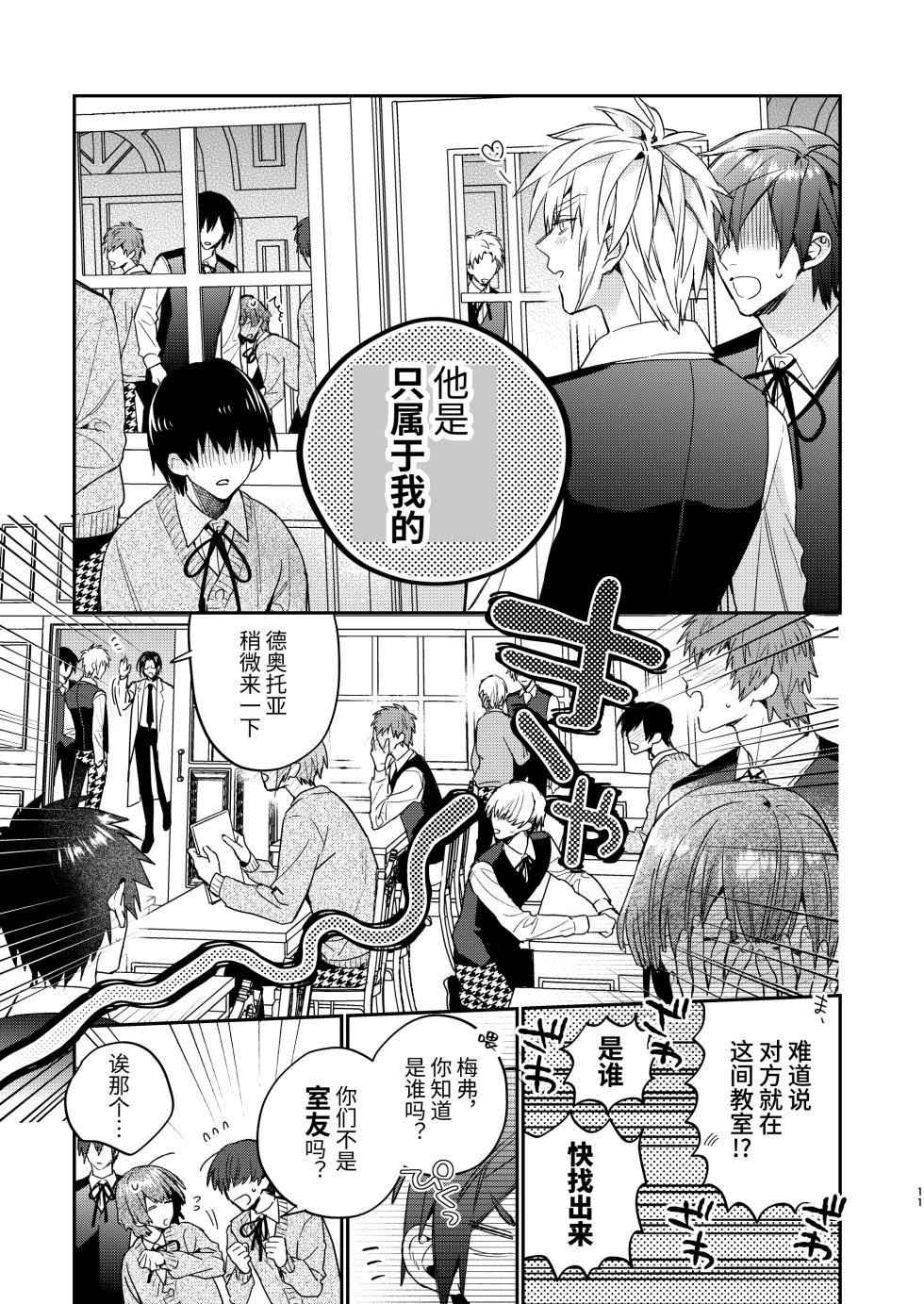 [Niwanihaniwa (Oova Akiru)]Tensei mobu wa BL gē no sekai de hame rare kōryaku sa remashita! ?2 [Chinese] - Page 11