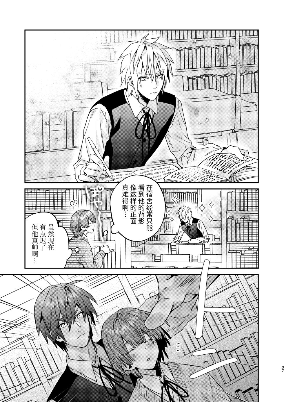 [Niwanihaniwa (Oova Akiru)]Tensei mobu wa BL gē no sekai de hame rare kōryaku sa remashita! ?2 [Chinese] - Page 37