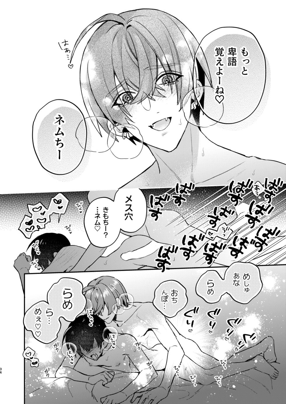 [Niwanihaniwa (Oova Akiru)]【Mobuhame bangai-hen 2-hondate】heibon mobu, 2-dome no koi wa dekiai kakutei shimashita! ? + Tensei mobu wa BL gē no sekai de hame rare kōryaku sa remashita! ? Hatsujō-hen - Page 34