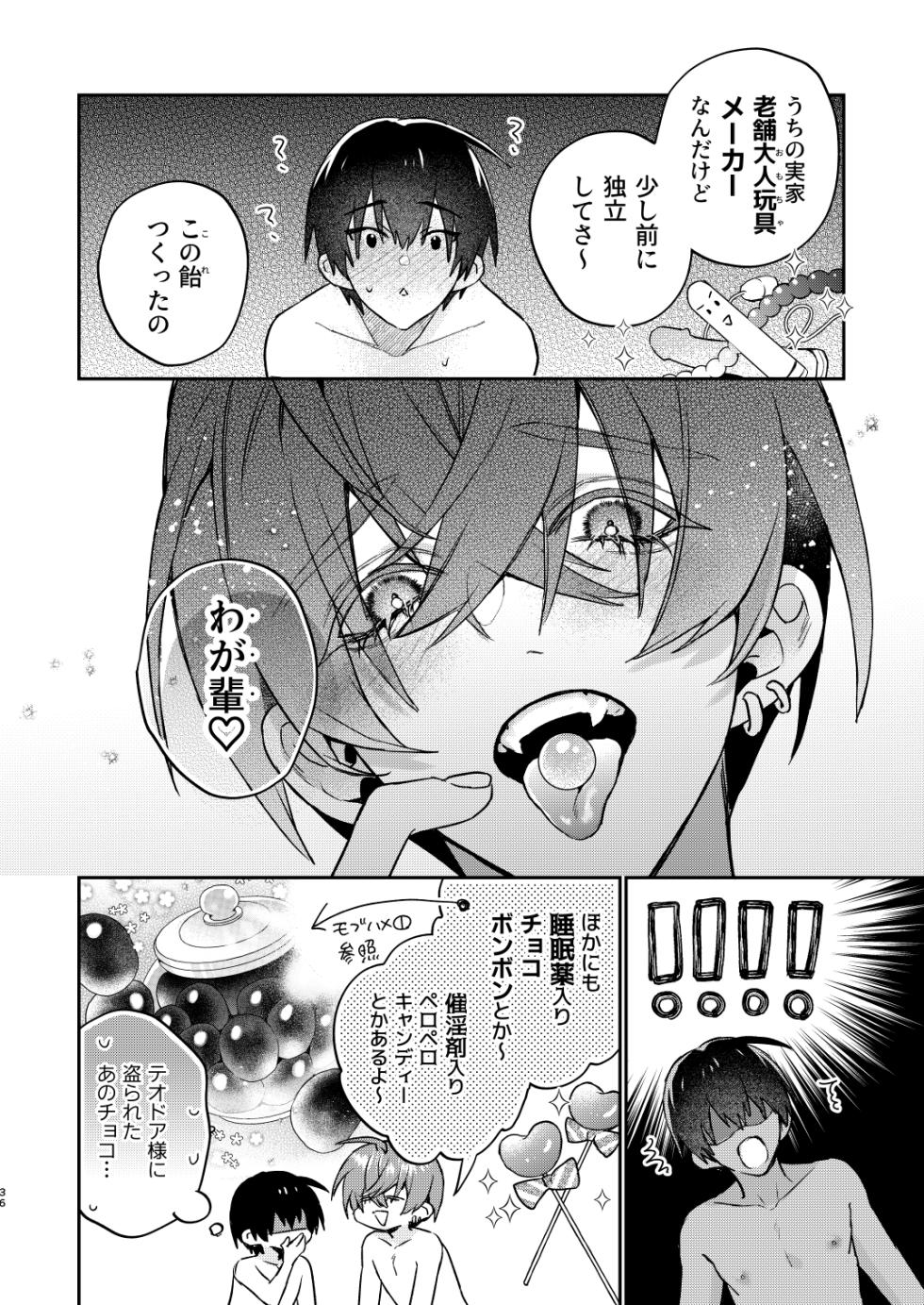 [Niwanihaniwa (Oova Akiru)]【Mobuhame bangai-hen 2-hondate】heibon mobu, 2-dome no koi wa dekiai kakutei shimashita! ? + Tensei mobu wa BL gē no sekai de hame rare kōryaku sa remashita! ? Hatsujō-hen - Page 36