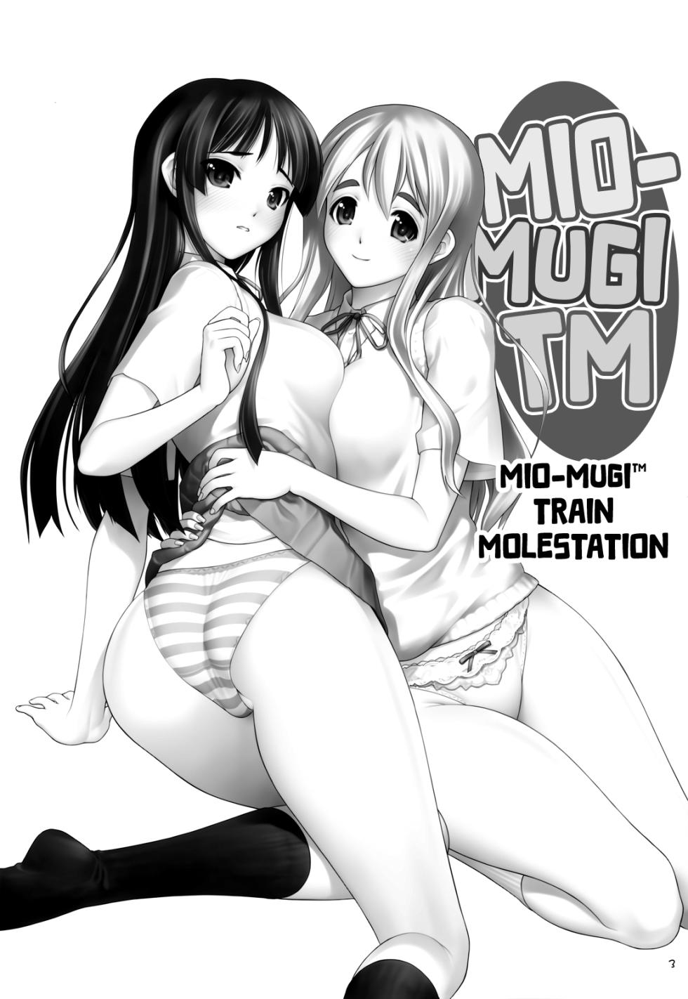 (C78) [Hellabunna (Iruma kamiri)] Mio-Mugi Train Molestation | MIO-MUGi Densya Chikan (K-ON!) [English] [head empty] - Page 3
