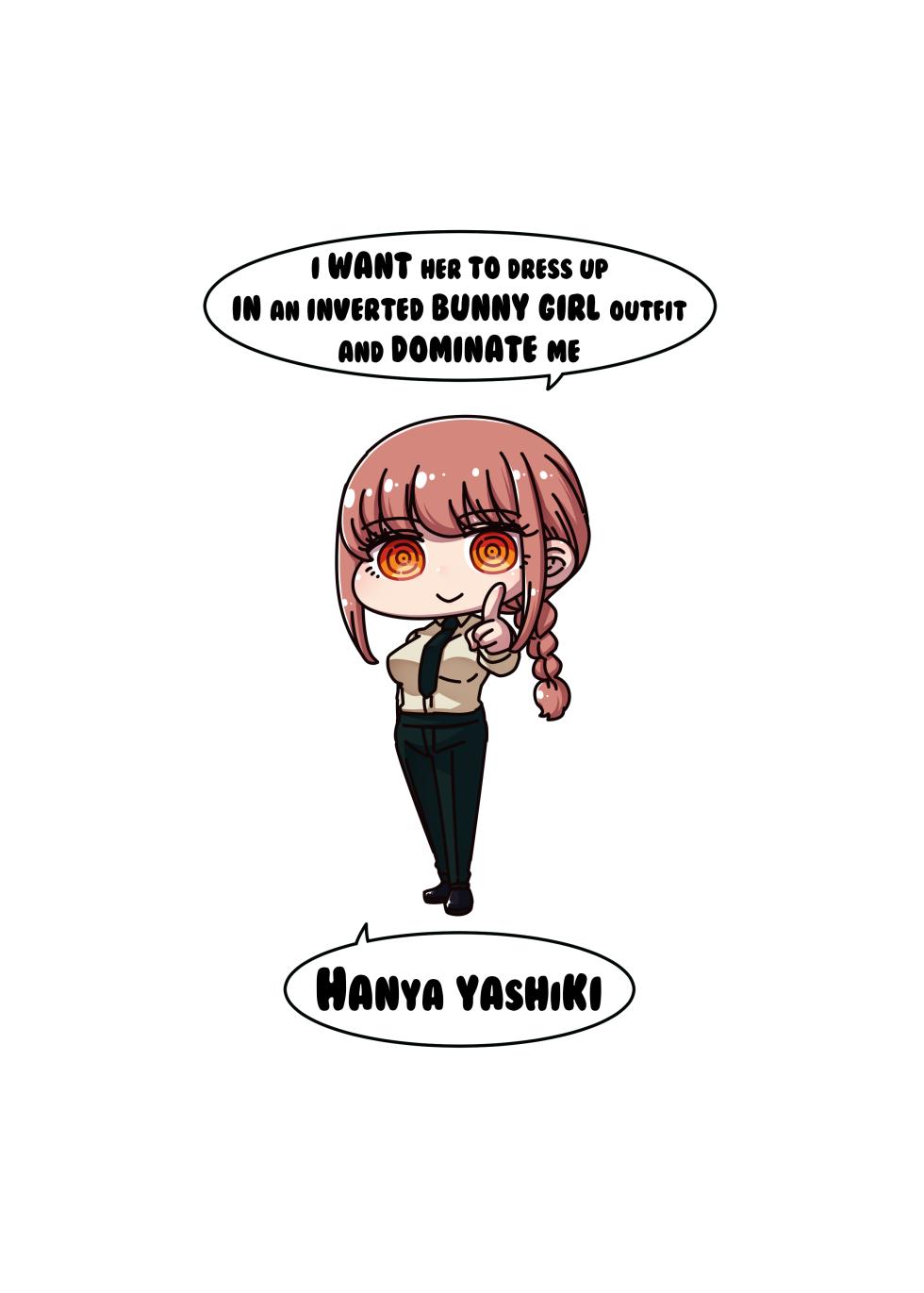 [Hanya Yashiki (Hanya)] Gyaku Bunny Kite Shihai shite Hoshii | I Want Her to Dress Up in an Inverted Bunny Girl Outfit and Dominate Me (Chainsaw Man) [English] {darknight} [Digital] - Page 20