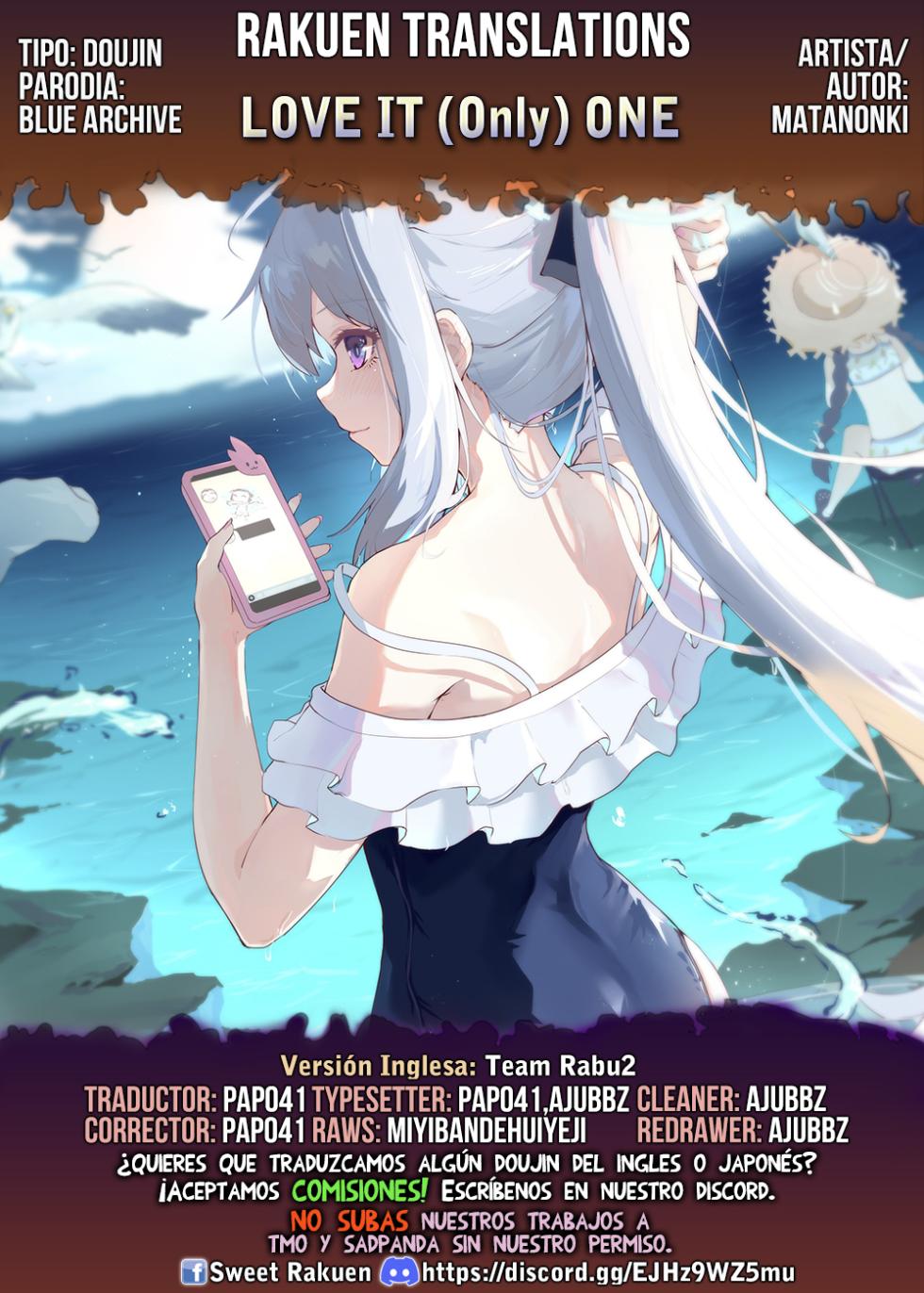 [Horizontal World (Matanonki)] LOVE IT (Only) ONE (Blue Archive) [Spanish] [Rakuen Translations] [Digital] - Page 28